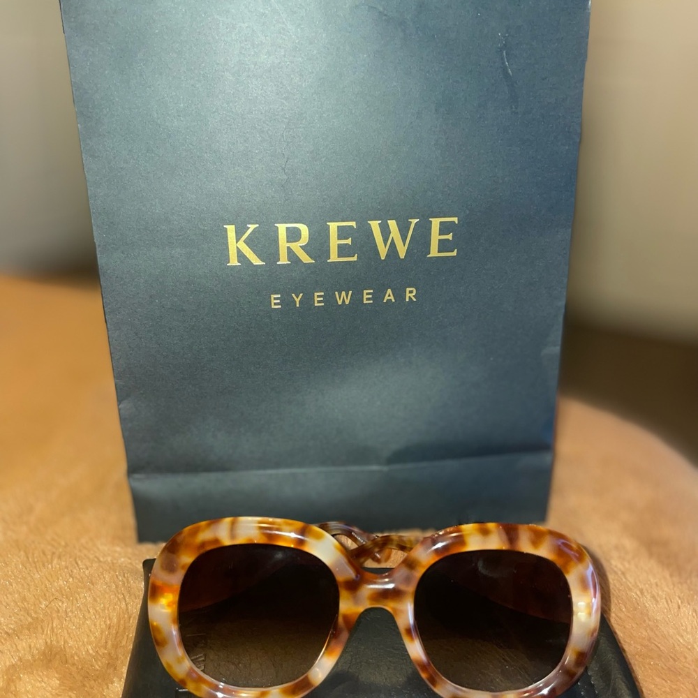 KREWE Tortoise Shell Brown Sunglasses